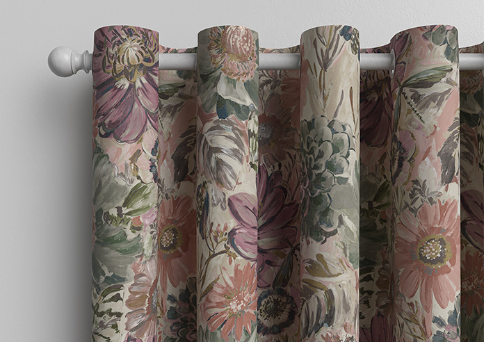 Spring Garden, Khaki - Made to Measure Curtains - Image 12
